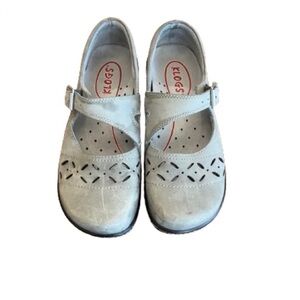 KLOGS Madrid Mary Jane Storm Blue Distress Leather Comfort Shoes